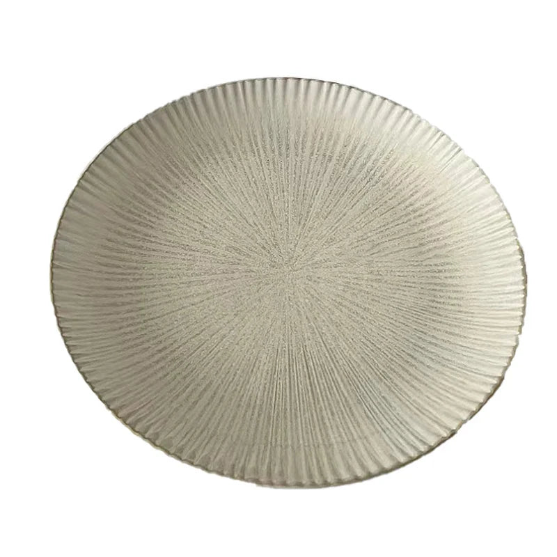 Nordic Stripe Ceramic Dinner Plates